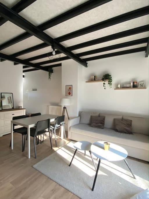 Appart Renove En Duplex Avec Terrasse Et Garage Bouleurs Exteriör bild