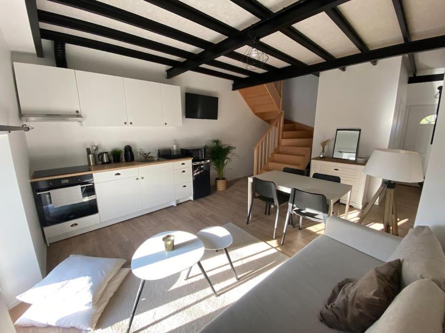 Appart Renove En Duplex Avec Terrasse Et Garage Bouleurs Exteriör bild