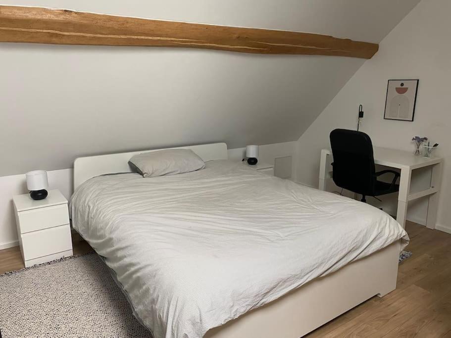 Appart Renove En Duplex Avec Terrasse Et Garage Bouleurs Exteriör bild